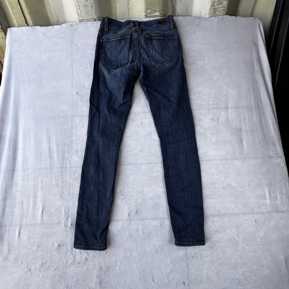 Paige Skinny Leg Jeans Womens 24 Blue Denim Stretch Streetwear Outdoor Comfort